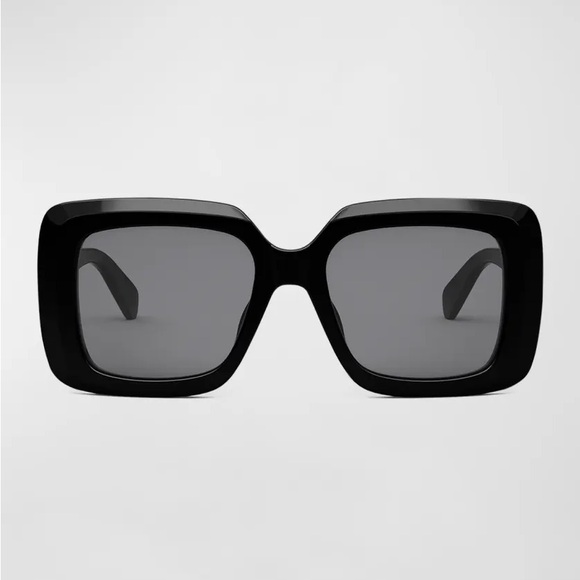 NWOT Gorgeous CELINE Bold Three-Dot Acetate Square Sunglasses! - Picture 2 of 3